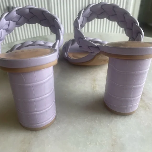 A New Day Women's Braided Purple Sandals - Picture 4 of 5